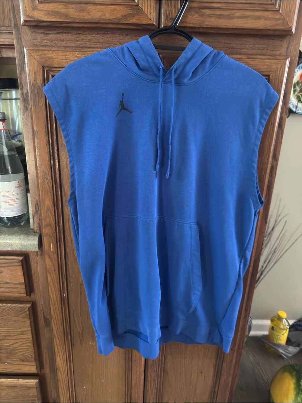 Jordan Royal Blue Hoodie with Red Jumpman